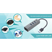 i-tec Metal USB 3.0 HUB 3 Port + Gigabit Ethernet Adapter
