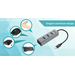 i-tec Metal C31HUBMETAL403 interface hub USB 3.2 Gen 1 (3.1 Gen 1) Type-C 5000 Mbit/s Grijs