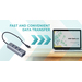 i-tec Metal C31HUBMETAL403 interface hub USB 3.2 Gen 1 (3.1 Gen 1) Type-C 5000 Mbit/s Grijs