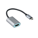 i-tec Metal C31METALHDMI60HZ video kabel adapter 0,15 m USB Type-C HDMI Grijs, Turkoois