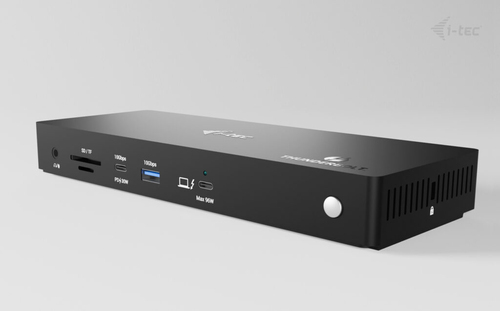 i-tec TB4TRIPLEDOCKPDUK laptop dock & poortreplicator Bedraad Thunderbolt 4 Zwart