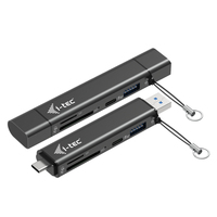 i-tec USB-C/USB-A Dongle SD, TF and 2x USB (1x USB-A, 1x USB-C)