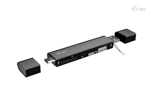 i-tec USB-C/USB-A Dongle SD, TF and 2x USB (1x USB-A, 1x USB-C)