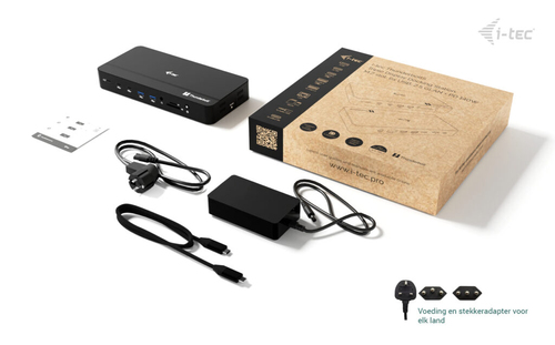 i-tec Thunderbolt 5 Triple Display Docking Station, M.2 slot, 6x USB, 2.5GLAN + Power Delivery 140W