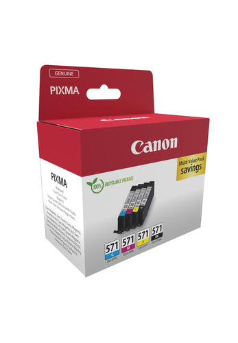 Canon 0386C008 inktcartridge 4 stuk(s) Origineel Zwart, Cyaan, Magenta, Geel