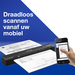 Epson WorkForce ES-60W, snelle draadloze mobiele A4-scanner met Wi-Fi-connectiviteit, ScanSmart-technologie en LCD-scherm
