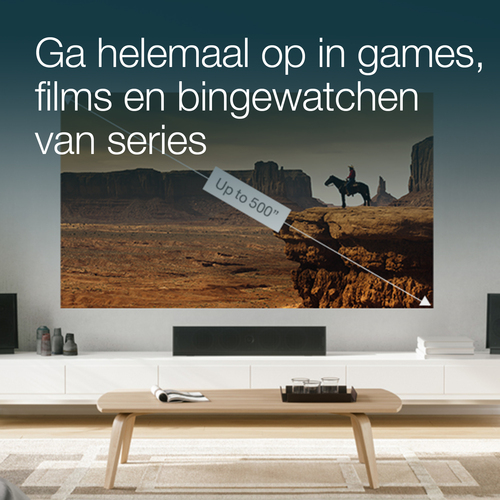 Epson EH-TW7100 4K PRO-UHD-projector, 3000 lumen, scherm van maximaal 500 inch