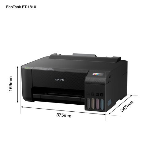 Epson EcoTank ET-1810 A4 Wi-Fi-printer met inkttank, inclusief tot 3 jaar inkt