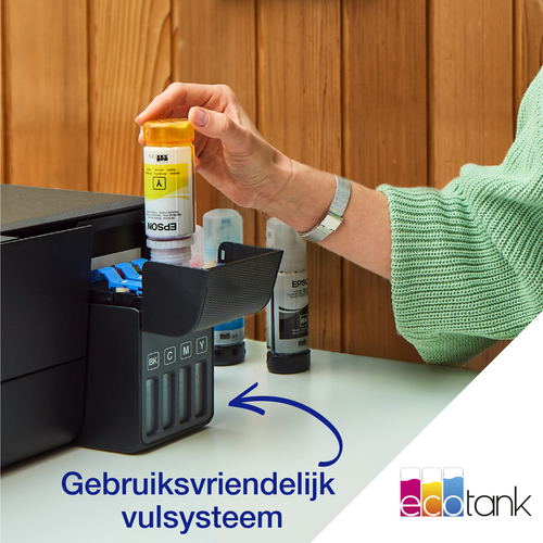 Epson EcoTank ET-2861 A4 multifunctionele Wi-Fi-printer met inkttank, inclusief tot 3 jaar inkt