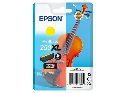 Epson Afzonderlijk gele 250XL Viool Claria Photo HD-inkt