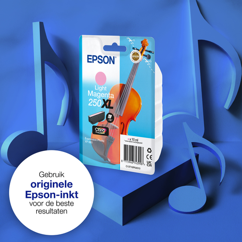 Epson Singlepack, lichtmagenta 250XL Viool Claria Photo HD-inkt
