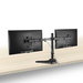 ACT Monitorarm 32" op voet, 2 schermen