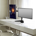ACT Monitorarm 32" op voet, 2 schermen