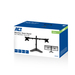 ACT Monitorarm 32" op voet, 2 schermen