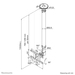 Neomounts monitor plafondsteun