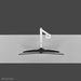 Neomounts DS70S-950WH1 Monitorarm 17-49" - gasveer - Topfix - 180°-stop
