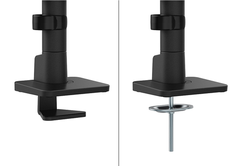 Neomounts DS65S-950BL2 Monitorarm 24-34" - gasveer - Topfix - multi-instelbaar - 180°-stop