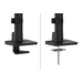 Neomounts DS65S-950BL2 Monitorarm 24-34" - gasveer - Topfix - multi-instelbaar - 180°-stop