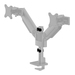 Neomounts DS65S-950BL2 Monitorarm 24-34" - gasveer - Topfix - multi-instelbaar - 180°-stop
