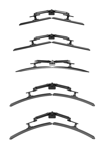 Neomounts DS65S-950BL2 Monitorarm 24-34" - gasveer - Topfix - multi-instelbaar - 180°-stop