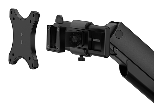 Neomounts DS65S-950BL2 Monitorarm 24-34" - gasveer - Topfix - multi-instelbaar - 180°-stop