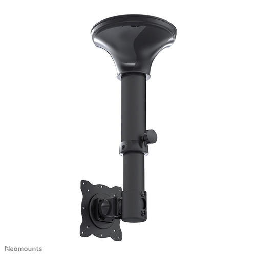 Neomounts FPMA-C025BLACK Monitor/TV-beugel plafond 10-30" - h 37-47 cm - kantelbaar