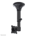 Neomounts FPMA-C025BLACK Monitor/TV-beugel plafond 10-30" - h 37-47 cm - kantelbaar