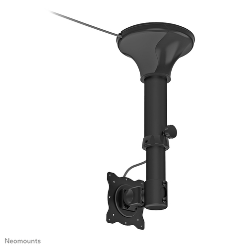 Neomounts FPMA-C025BLACK Monitor/TV-beugel plafond 10-30" - h 37-47 cm - kantelbaar