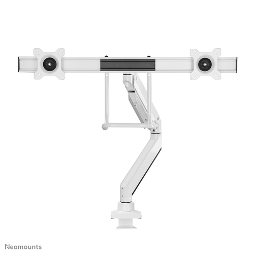 Neomounts NM-D775DXWHITE Monitorarm 10-32" - gasveer - Topfix - 180°-stop