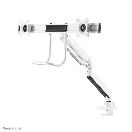 Neomounts NM-D775DXWHITE Monitorarm 10-32" - gasveer - Topfix - 180°-stop