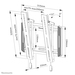 Neomounts tv wandsteun