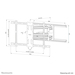 Neomounts tv wandsteun