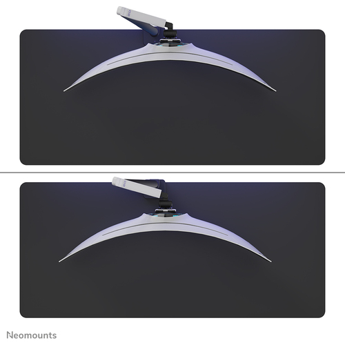 Neomounts DS70-256BL1 Gaming monitorarm 24-57" - gasveer - Topfix - 180°-stop