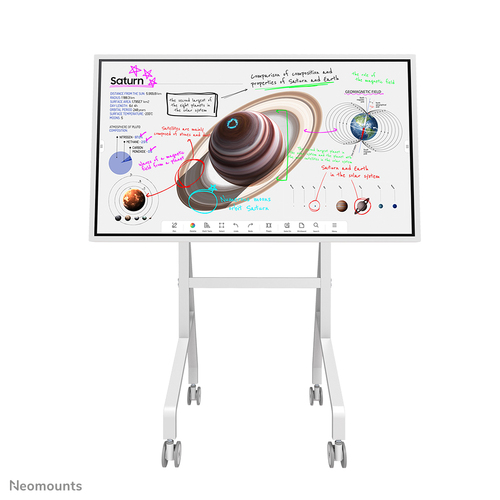 Neomounts FL50-515WH1 Samsung Flip trolley 55-65" - roteerbaar - snelle installatie