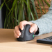 R-Go Tools Ergonomische muis R-Go HE Break met pauzesoftware, large (handlengte ≥ 185mm), rechtshandig, draadloos, zwart
