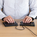 R-Go Tools Ergonomisch toetsenbord R-Go Split Break v2 met pauzesoftware, gesplitst toetsenbord, QWERTY (US), bedraad, zwart