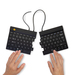 R-Go Tools Ergonomisch toetsenbord R-Go Split Break v2 met pauzesoftware, gesplitst toetsenbord, AZERTY (BE), bedraad, zwart