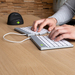R-Go Tools Ergonomisch toetsenbord R-Go Split Break met pauzesoftware, gesplitst toetsenbord, QWERTY (US), Bluetooth, wit
