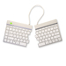 R-Go Tools Ergonomisch toetsenbord R-Go Split Break met pauzesoftware, gesplitst toetsenbord, QWERTY (US), Bluetooth, wit