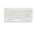 R-Go Tools Ergonomisch toetsenbord R-Go Compact Break, compact toetsenbord met pauzesoftware, QWERTZ (CH), Bluetooth, wit