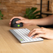 R-Go Tools Ergonomisch toetsenbord R-Go Compact Break, compact toetsenbord met pauzesoftware, QWERTZ (CH), Bluetooth, wit