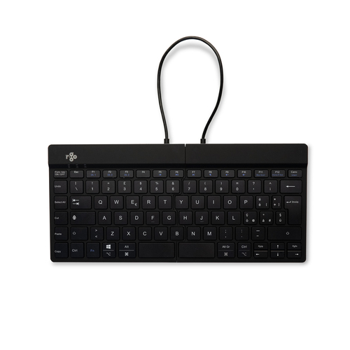 R-Go Tools Ergonomisch toetsenbord R-Go Split Break met pauzesoftware, gesplitst toetsenbord, QWERTY (IT), Bluetooth, zwart