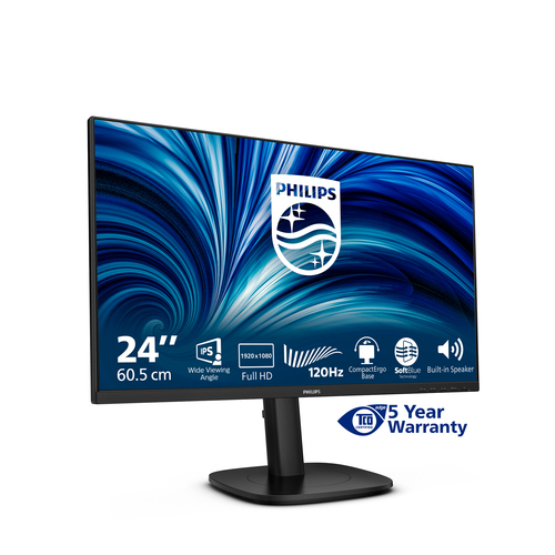 Philips 3000 series 24B2N3200J/00 computer monitor 60,5 cm (23.8") 1920 x 1080 Pixels Full HD LCD Zwart