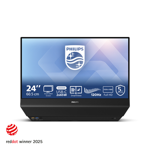 Philips 24B2D5300/00 computer monitor 60,5 cm (23.8") 1920 x 1080 Pixels Full HD LCD Zwart