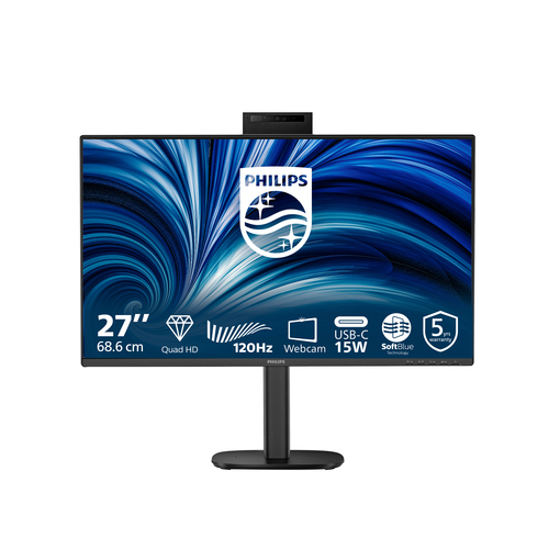 Philips 27B2N3500JH computer monitor 68,6 cm (27") 2560 x 1440 Pixels Quad HD LCD Zwart