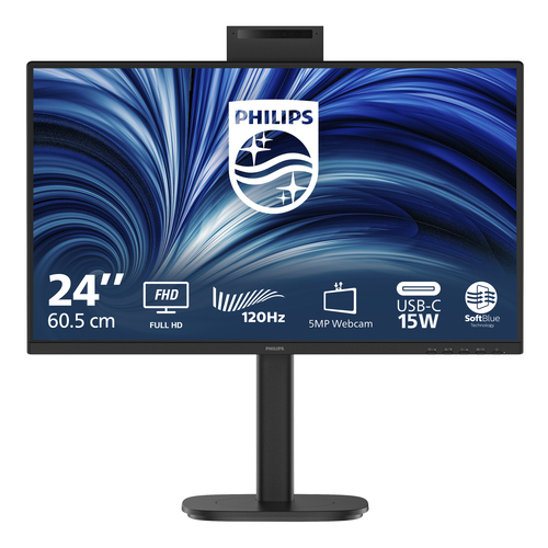 Philips 3000 series 24B2N3200JH/00 computer monitor 60,5 cm (23.8") 1920 x 1080 Pixels Full HD LCD Zwart