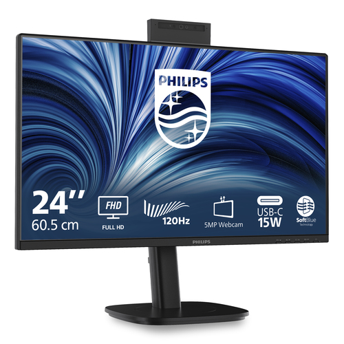 Philips 3000 series 24B2N3200JH/00 computer monitor 60,5 cm (23.8") 1920 x 1080 Pixels Full HD LCD Zwart