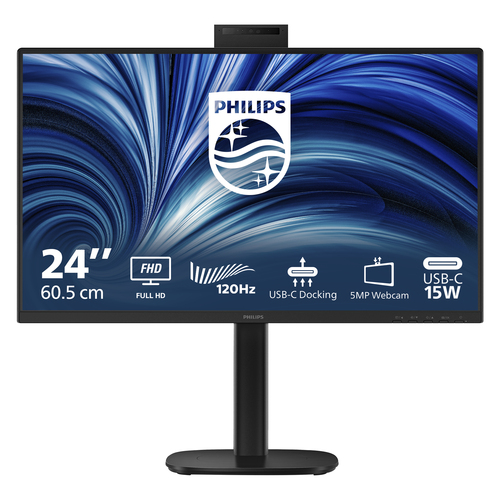 Philips 3000 series 24B2U3301H/00 computer monitor 60,5 cm (23.8") 1920 x 1080 Pixels Full HD LCD Zwart