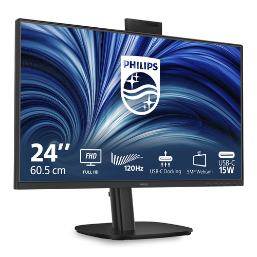 Philips 3000 series 24B2U3301H/00 computer monitor 60,5 cm (23.8") 1920 x 1080 Pixels Full HD LCD Zwart