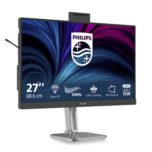 Philips 4000 series 27B2U4601H/00 computer monitor 68,6 cm (27") 2560 x 1440 Pixels Quad HD LCD Zwart